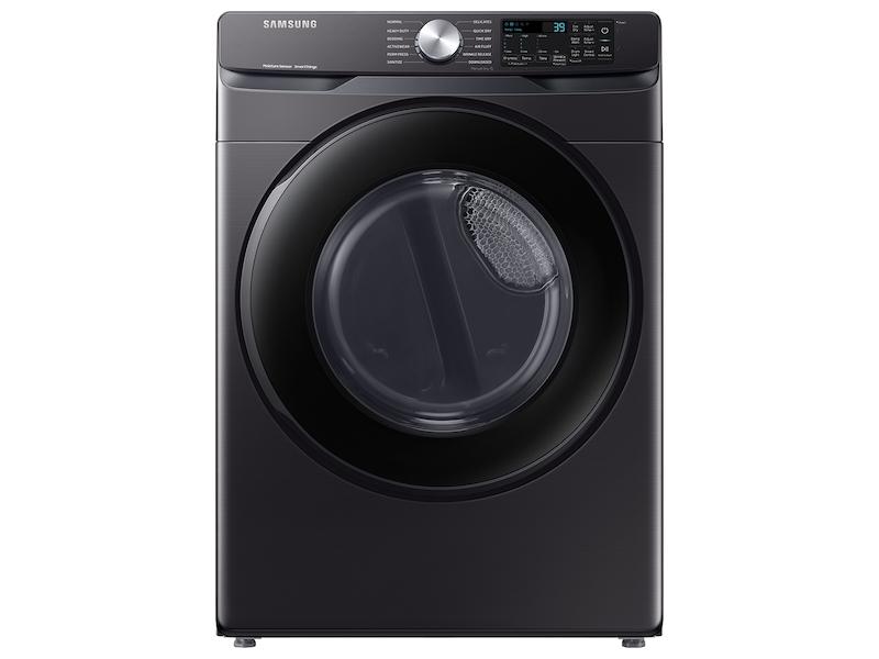 Samsung 7.5 cu. ft. Smart Gas Dryer with Sensor Dry in Brushed Black