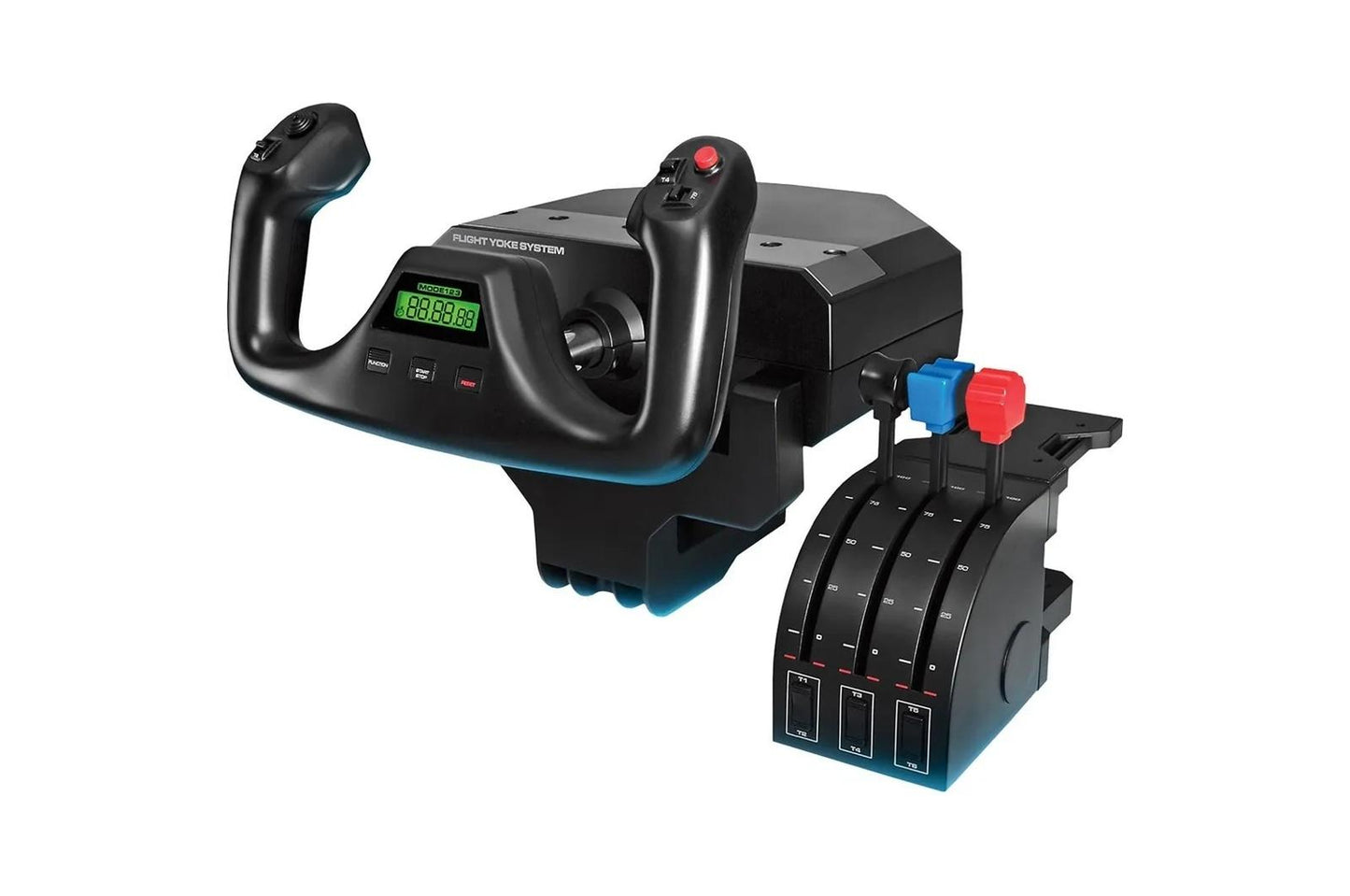 Lg 945000023 Logitech G Flight Yoke System Professional Simulation Yoke and Throttle Quadrant