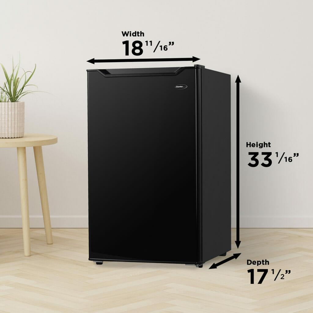 DAR032B2BM Danby 3.2 cu. ft. Compact Fridge in Black