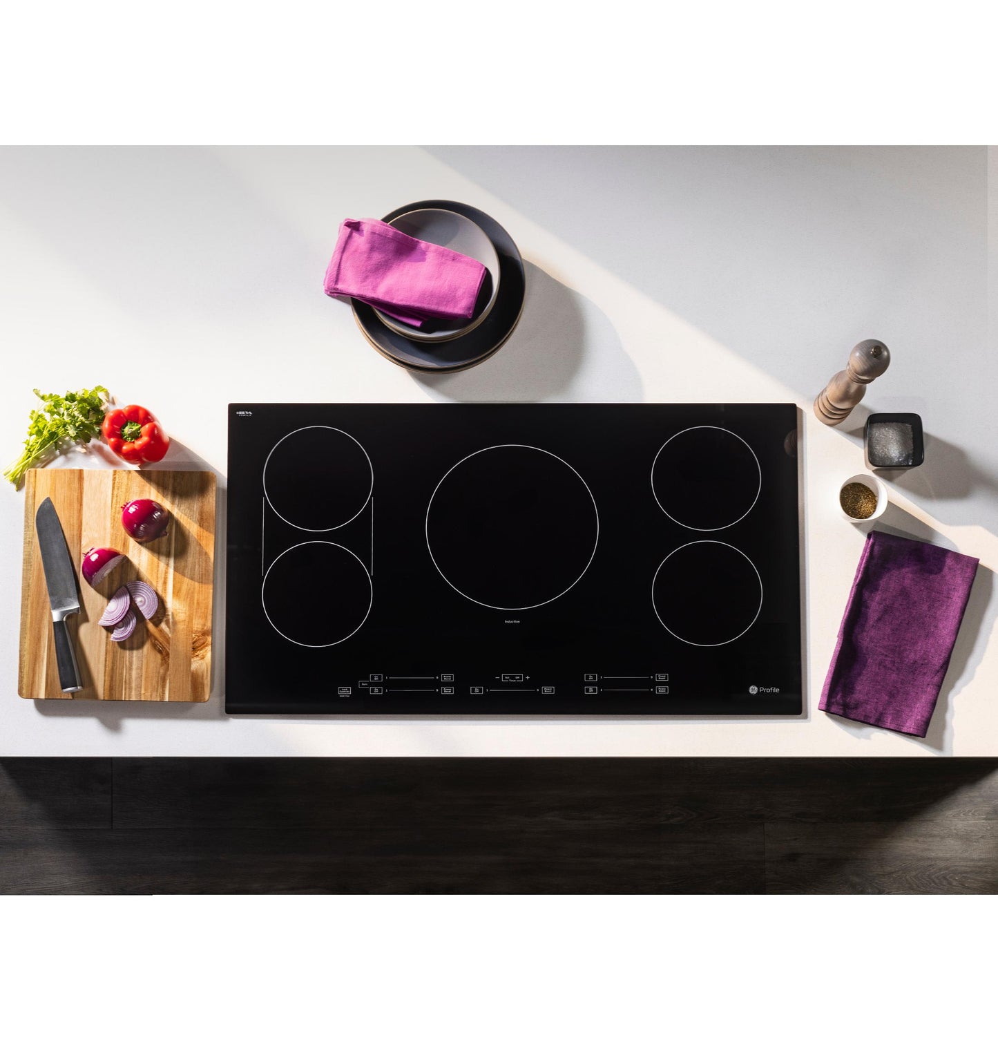 PHP6036DWBB GE Profile™ ENERGY STAR® 36" Built-In Touch Control Induction Cooktop