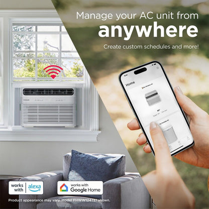 Frigidaire FHWW125WE1 12,000 BTU Inverter Window Room Air Conditioner with Wi-Fi (Energy Star)