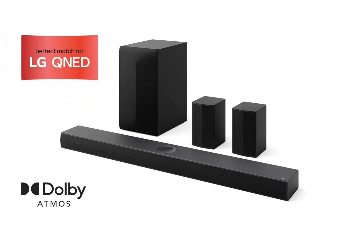 Lg S70TR S70TR LG Home Theater Soundbar with Dolby Atmos® and Rear Speakers, 5.1.1 channel, Best QNED matching