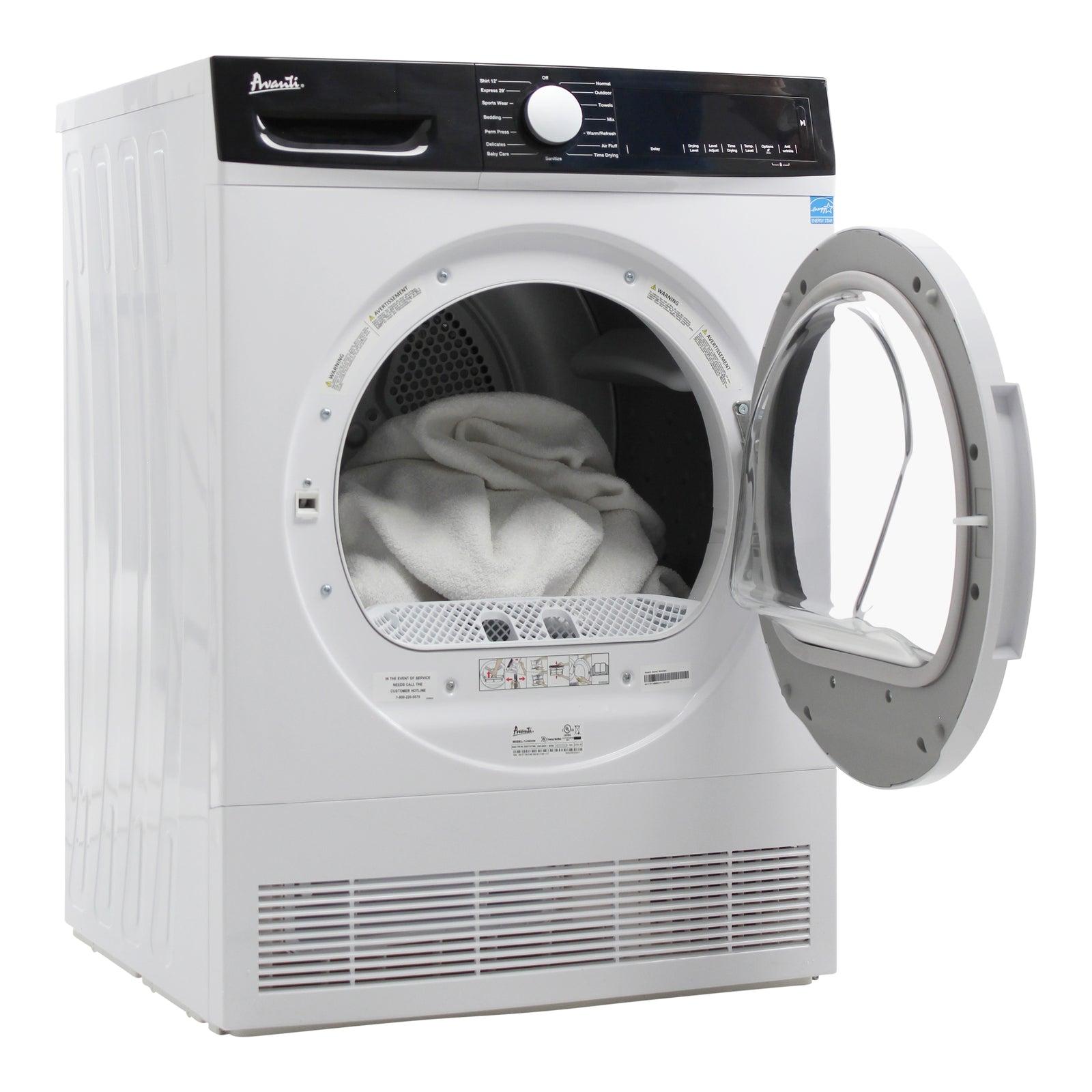 FLD40V0W Avanti Front Load Clothes Dryer - White / 4.0 cu. ft.