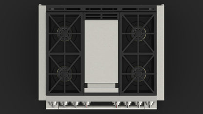 36 DUAL FUEL PRO RANGE WITH GRIDDLE