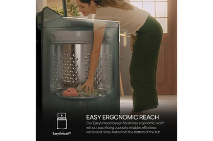 Lg WT8600CW 5.5 cu. ft. Mega Capacity Top Load Washer with TurboWash™ Washer with Steam, ezDipense, Wi-Fi Connectivity, White