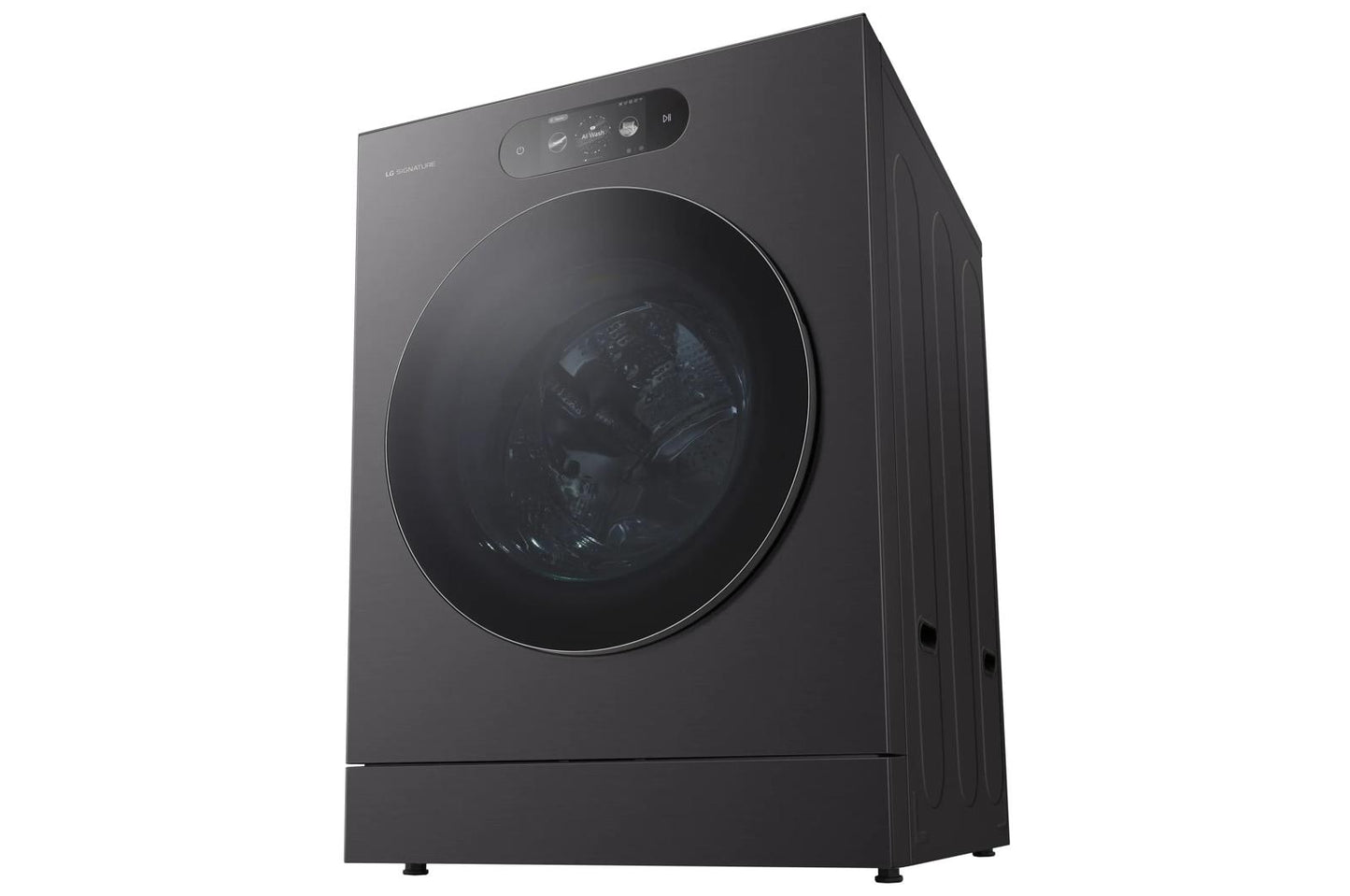 WM9901HBA LG SIGNATURE 5.8 cu. ft. Mega Capacity Smart Front Load Washer with Built-In Intelligence, TurboWash® 360(degree), ezDispense® and Touch LCD Control