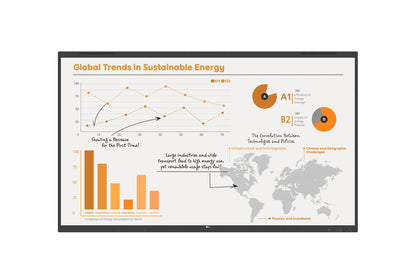 Lg 75TR3PNB 75'' CreateBoard® Pro Smart Board with Google Mobile Services and Built-in AI