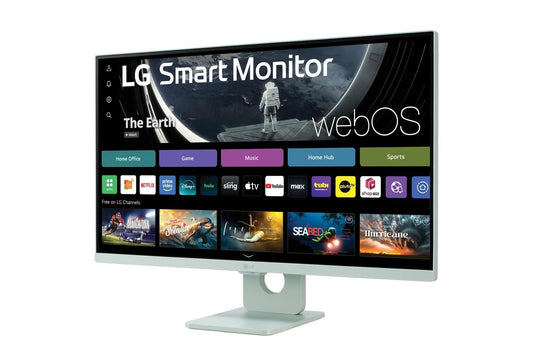 Lg 32SR50FG 32 Inch Full HD IPS Smart Monitor with webOS and Built-in Speakers