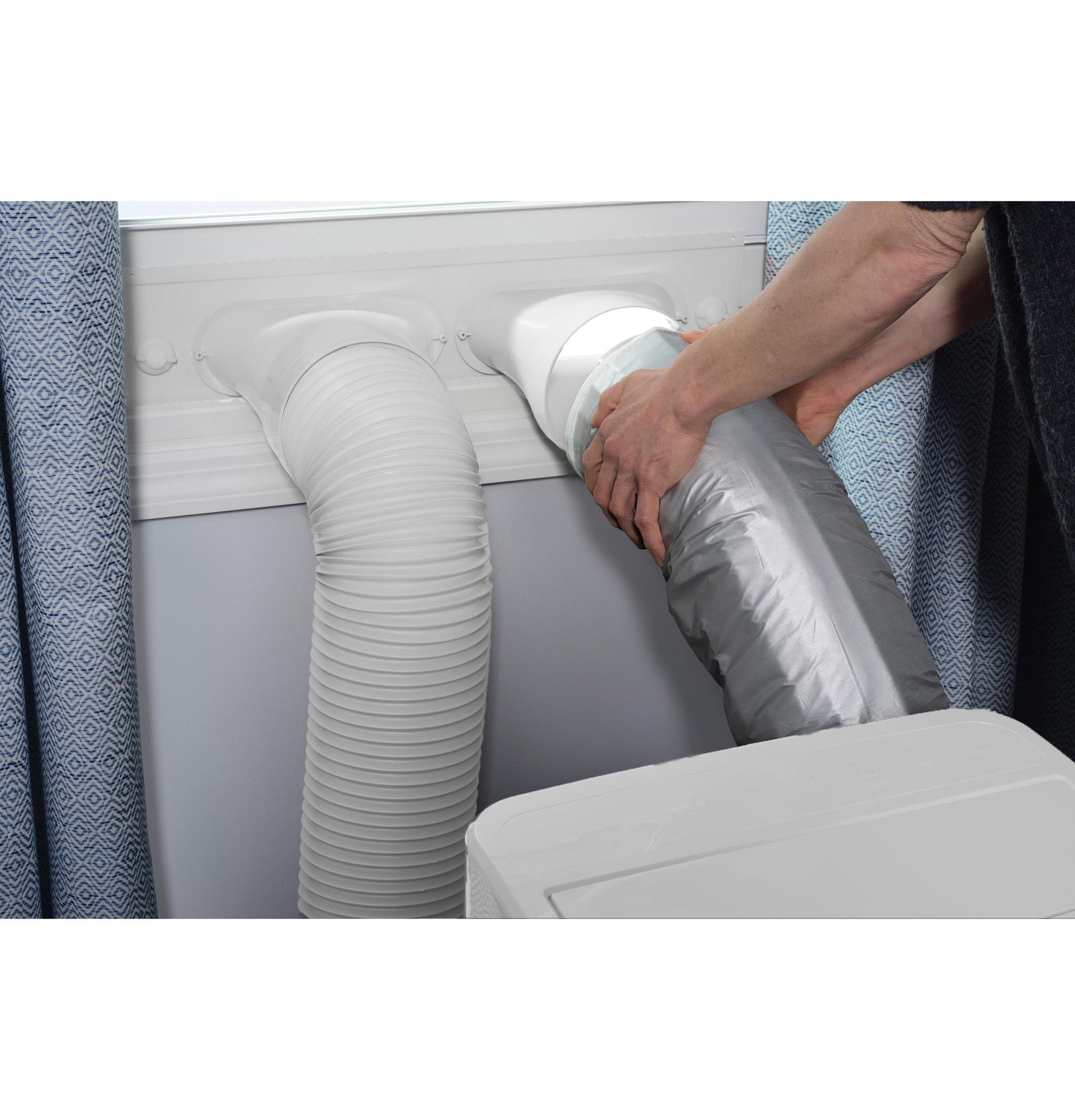 Ge Appliances RAP02W Portable AC Dual Hose Conversion Kit
