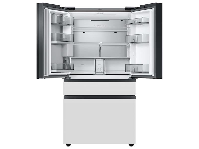 Samsung RF29BB890012AA Bespoke 4-Door French Door Refrigerator (29 cu. ft.) with Family Hub™ in White Glass