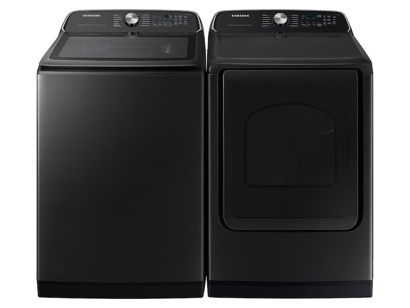 Samsung DVG55CG7100VA3 7.4 cu. ft. Smart Gas Dryer with Steam Sanitize+ in Brushed Black