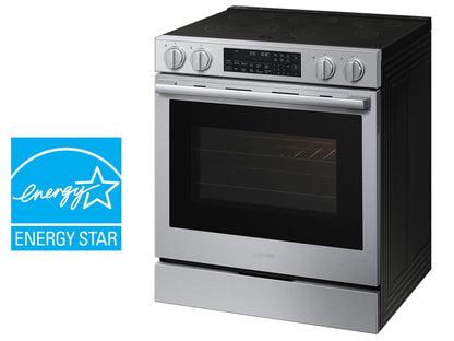 Samsung NSE90H63SR Bespoke Smart Slide-in Electric Range Pro Style Elite Design  Illuminated Knobs  Air Fry Max