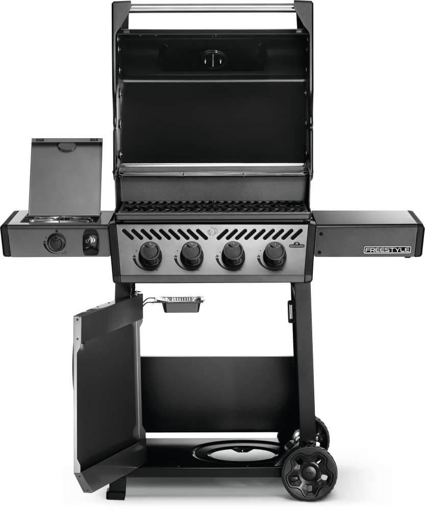 Napoleon Bbq F425DSBPGTECP Freestyle 425 SB with Range Side Burner , Propane, Graphite Grey