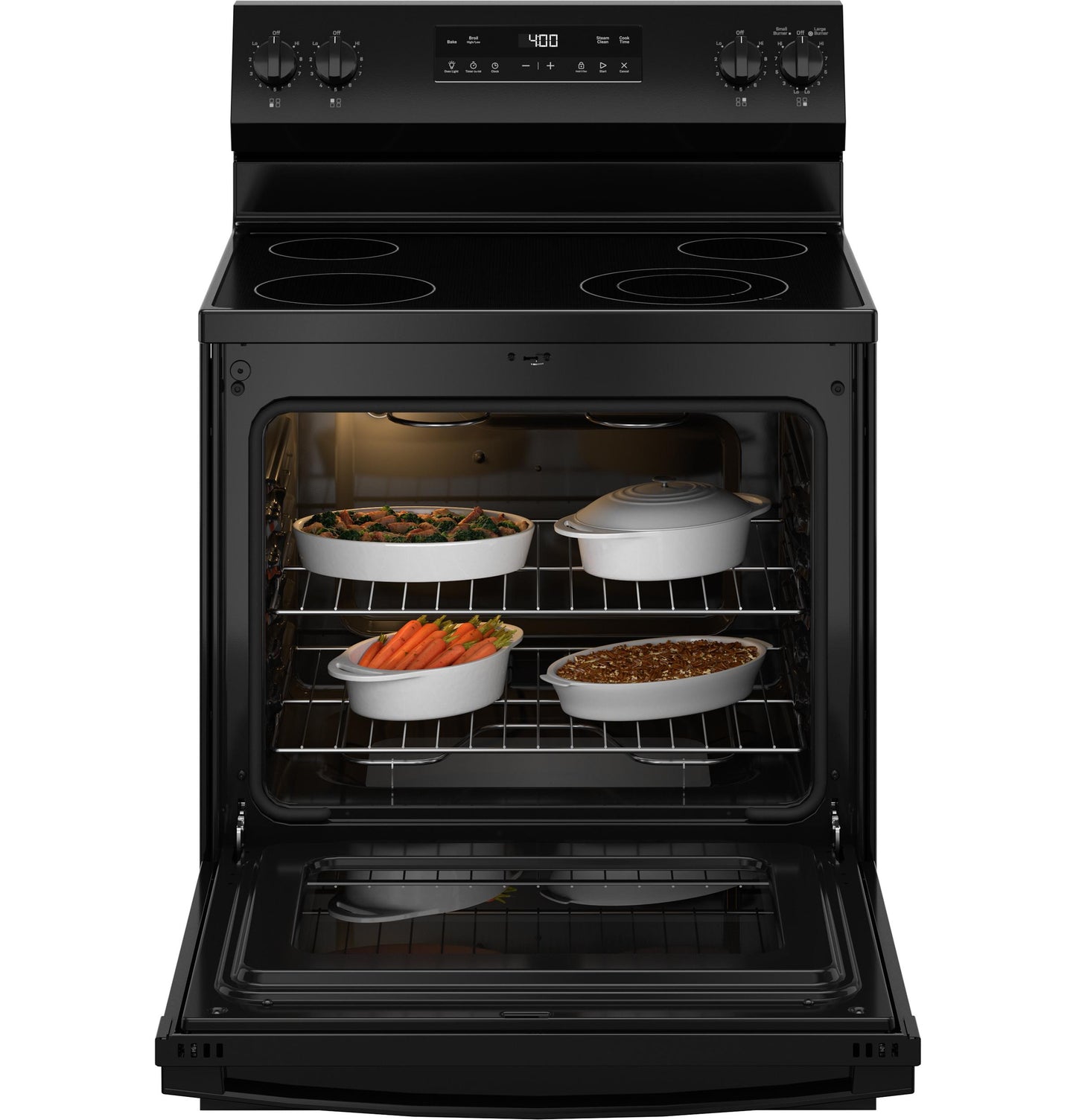 GRF400SVBB GE® ENERGY STAR® 30" Free-Standing Electric Range