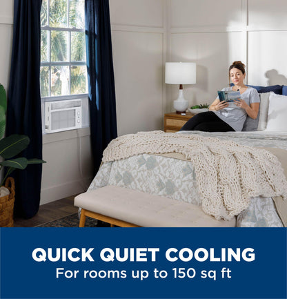 AWAS05BWA GE® 5,000 BTU Mechanical Window Air Conditioner for Small Rooms up to 150 sq ft.