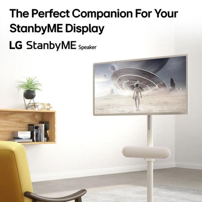 Lg 32LX6BWGAXT7SAUSALLC StanbyME 2 MAX 32 Inch Portable Smart Touch Screen with 4.5hr Battery and XT7 Bluetooth Speaker