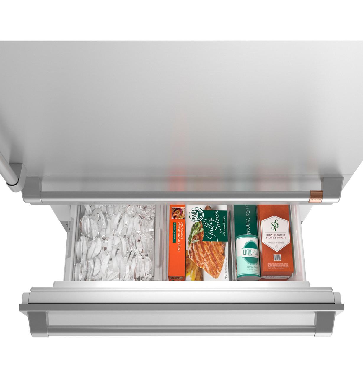 Cafe CIC36RP2VS1 Caf(eback)™ 36" Integrated Bottom-Freezer Refrigerator