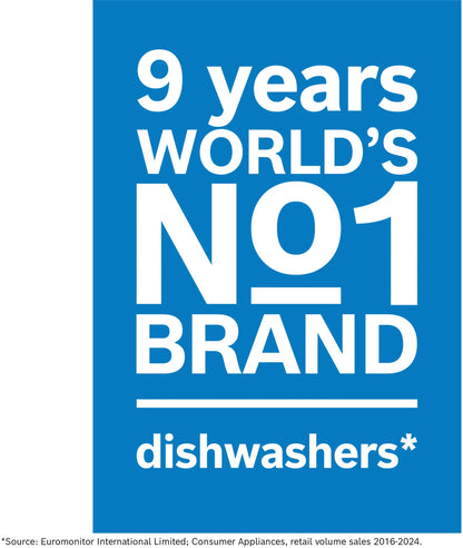 Bosch SHX53DM5N 300 Series, built-under dishwasher, 24'', Brushed steel anti-fingerprint