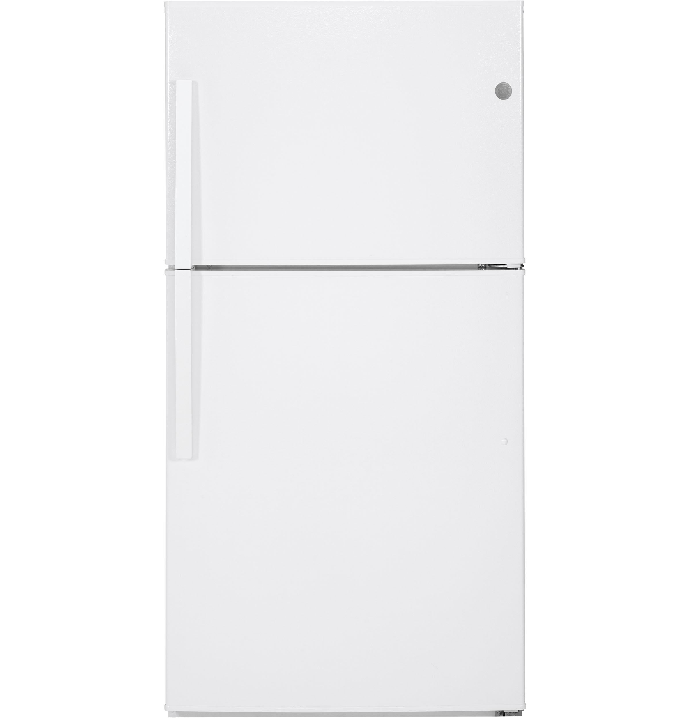 GTE21GTHWW GE® ENERGY STAR® 21.1 Cu. Ft. Top-Freezer Refrigerator