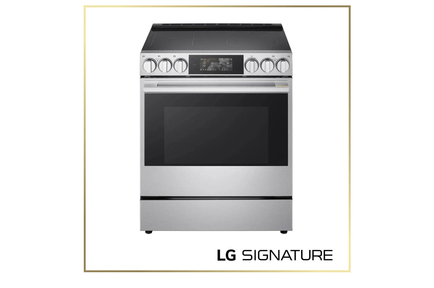 LSIU6339XE LG SIGNATURE 6.3 cu. ft. Smart Induction Slide-In Range with Dynamic ProBake Convection®, Air Fry, Air Sous Vide, Pizza mode and AI Gourmet Camera