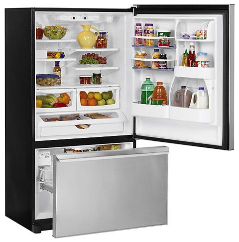 Amana® 20 cu. ft. Bottom Mount Refrigerator(Stainless Steel)