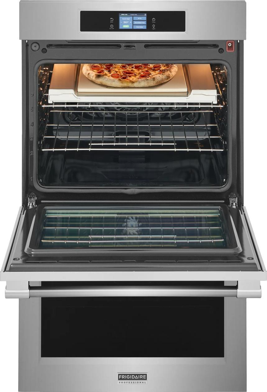Frigidaire PCWD3085AF 30" Double Wall Oven with Stone-Baked Pizza Mode