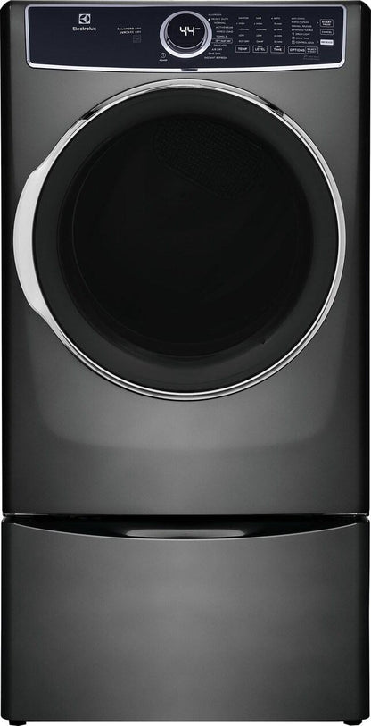 Electrolux ELFE7637AT Front Load Perfect Steam™ Electric Dryer with Balanced Dry™ and Instant Refresh - 8.0 Cu. Ft.
