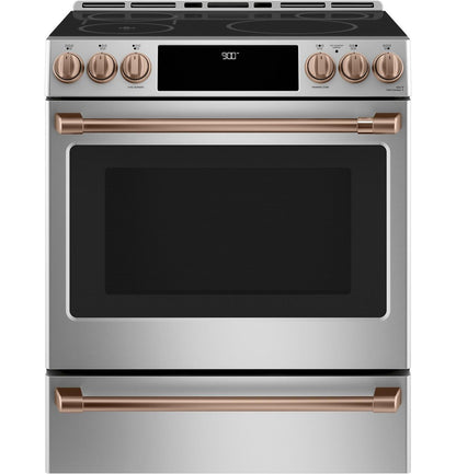 Cafe CXFCHHKPMCU CAF(EBACK)™ Front Control Induction Knobs and Handles - Brushed Copper