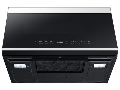 Samsung ME21DB670012 Bespoke 2.1 cu. ft. Over-the-Range Microwave with Auto Dimming Glass Touch Controls in White Glass