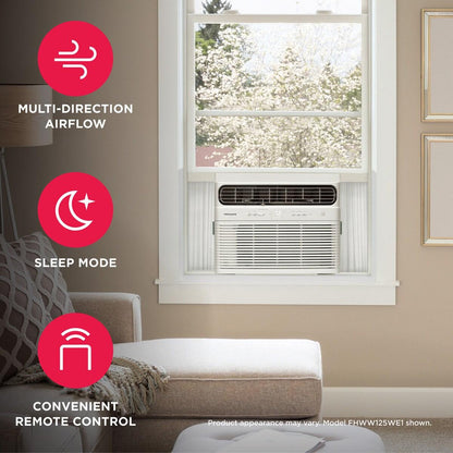 Frigidaire FHWW125WE1 12,000 BTU Inverter Window Room Air Conditioner with Wi-Fi (Energy Star)