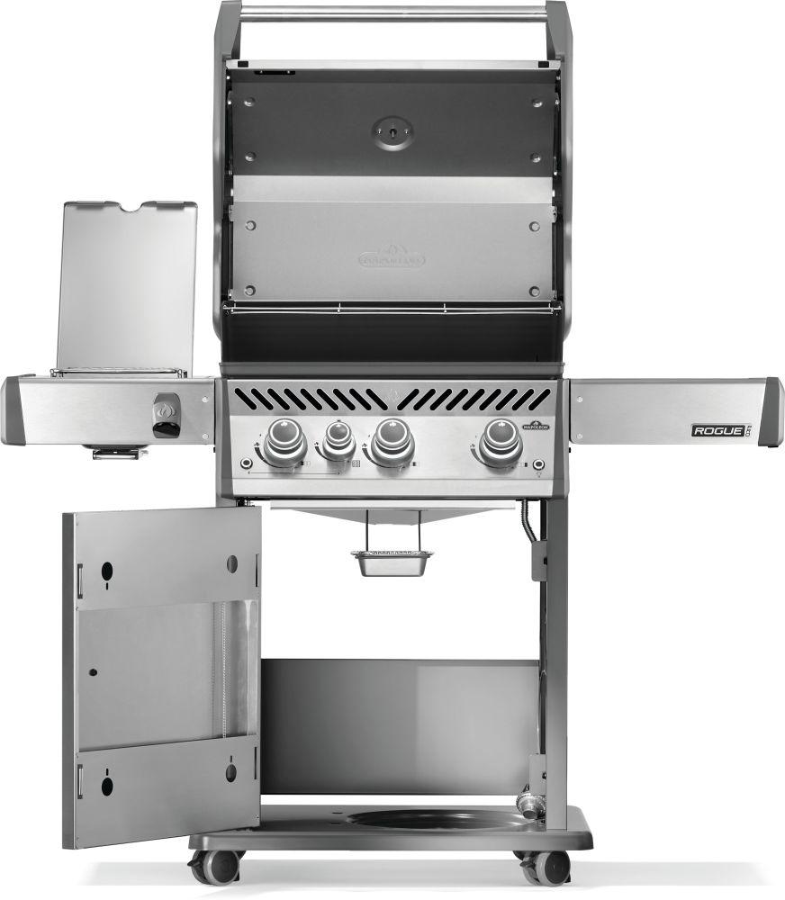 Napoleon Bbq RP425SIBNSS2 Rogue PRO 425 SIB with Infrared Side Burner , Natural Gas, Stainless Steel