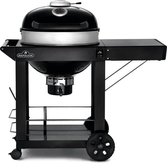 Napoleon Bbq PRO22KCART3 Professional 22 Charcoal Cart 22-inch Kettle Grill with Cart , Charcoal, Black