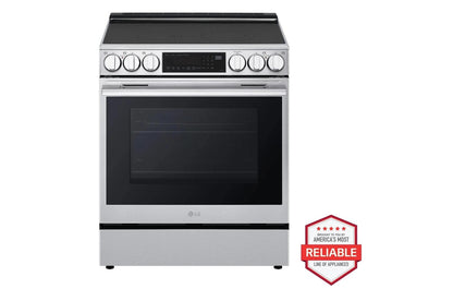 Lg LSEL6335XE 6.3 cu. ft. Smart Electric Slide-in Range with InstaView®, ProBake Convection®, and Air Fry