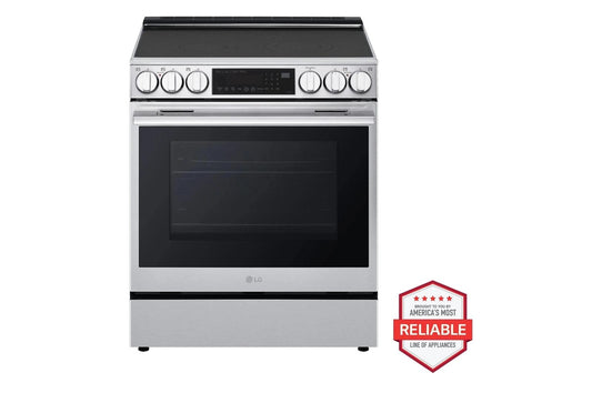 Lg LSEL6335XE 6.3 cu. ft. Smart Electric Slide-in Range with InstaView®, ProBake Convection®, and Air Fry