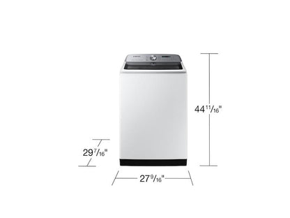 Samsung WA51DG5505AW 5.1 cu. ft. Large Capacity Smart Top Load Washer with ActiveWave™ Agitator and Super Speed Wash in White