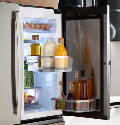 PJD23BYWFS GE Profile™ ENERGY STAR® 23.3 Cu. Ft. Smart Counter-Depth Fingerprint Resistant 4-Door French-Door Refrigerator with Door In Door