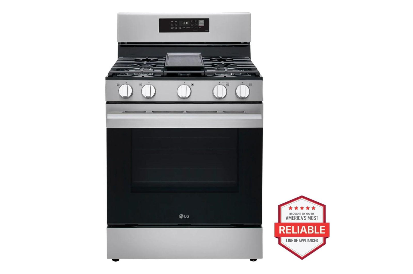 Lg LRGN6323Y 6.3 cu. ft. Smart Wi-Fi Enabled Probake Convection® Gas Range with Air Fry & EasyClean®