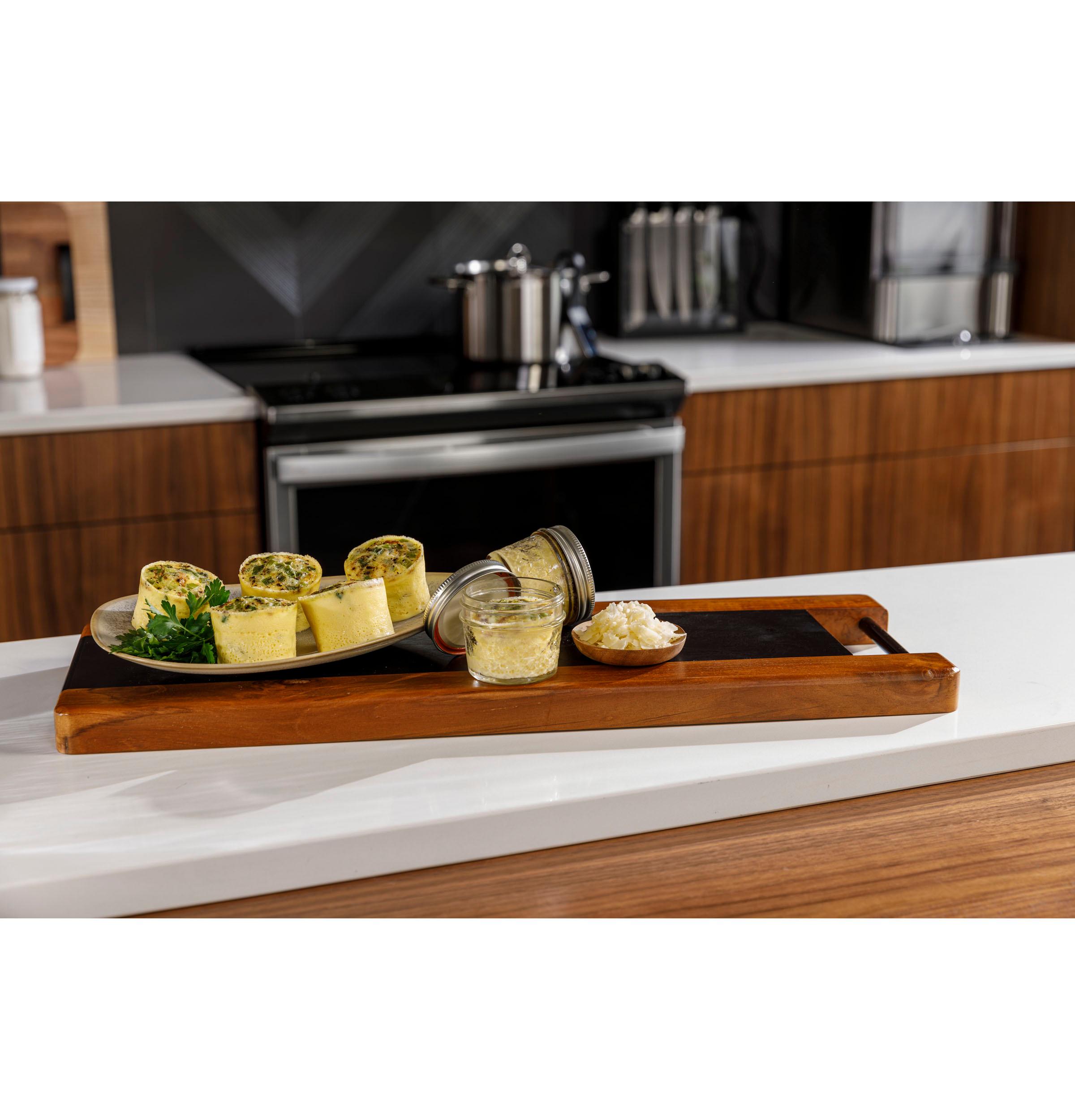 PHS93EYPFS GE Profile™ ENERGY STAR® 30" Smart Slide-In Fingerprint Resistant Front-Control Induction and Convection Range with No Preheat Air Fry