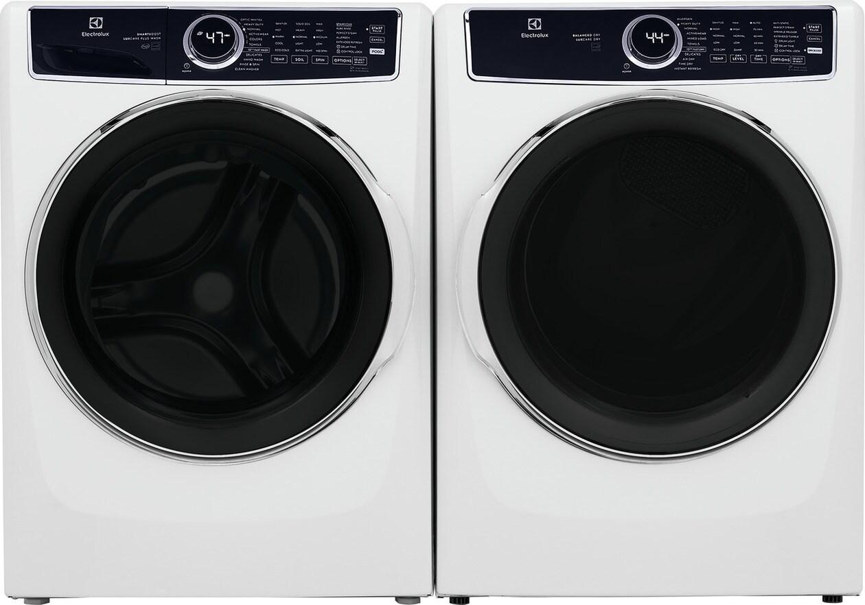 ELFE7637AW Electrolux Front Load Perfect Steam™ Electric Dryer with Balanced Dry™ and Instant Refresh - 8.0 Cu. Ft.