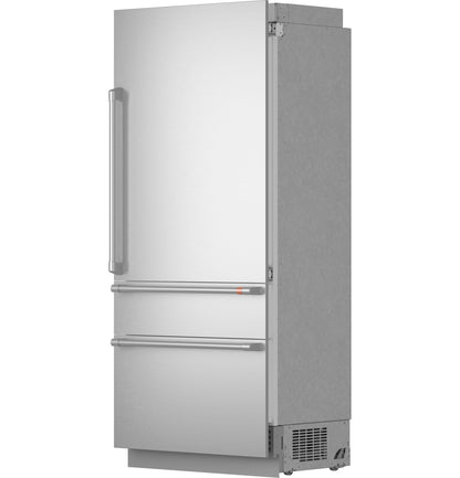 CIC36RK6ZII CAFE™ 36" Panel-Ready Integrated Bottom-Freezer Refrigerator - Right Swing