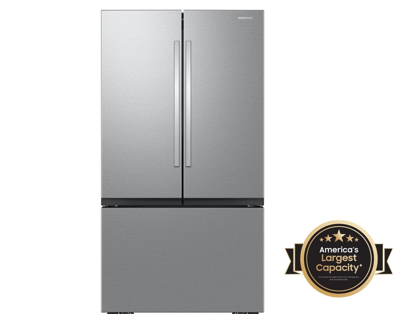 Samsung RF32CG5100SR Bespoke AI 3-Door French Door Mega Capacity  Dual Auto Ice Maker  32 cu.ft.
