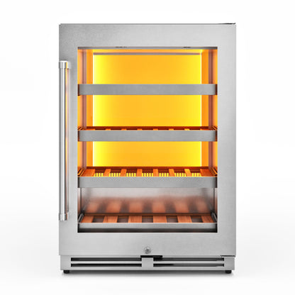 TWC24UL Thor Kitchen 24-inch Single Zone Wine Cooler, 45 Wine Bottle Capacity - Model Twc24ul