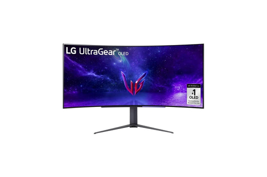 45GR95QEB LG UltraGear™ 45 Inch OLED Curved Gaming Monitor WQHD 1440P with 240Hz Refresh Rate 0.03ms Response Time - 45GR95QE-B
