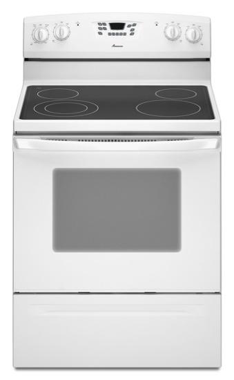 4.8 cu. ft. Self-Cleaning Electric Range(Black)