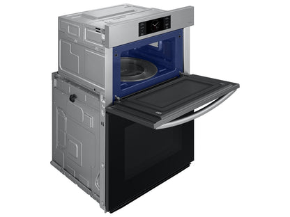 Samsung NQ70CG700DSR Bespoke Combi Wall Oven Dual Convection  Air Fry  1.9 cu.ft. & 5.1 cu.ft.