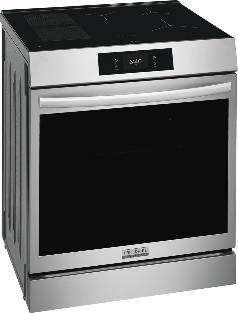 Frigidaire GCFI3070BF 30" Front Control Induction Range with Stone-Baked Pizza