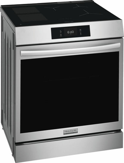 Frigidaire GCFI3070BF 30" Front Control Induction Range with Stone-Baked Pizza