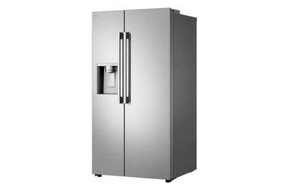 Lg LL27T3530S 27 cu. ft. Smart Side-by-Side Refrigerator with Smooth Touch Ice & Water Dispenser