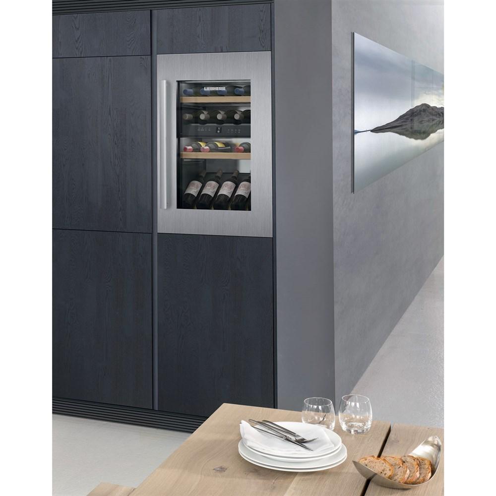 Liebherr HW3000 24" Fully Integrated Panel Ready 30 Bottle 2 Zone Wine