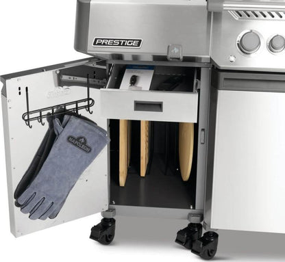 Napoleon Bbq 68003 Prestige Under Grill Storage Two Carts